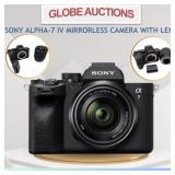 SONY ALPHA-7 IV MIRRORLESS CAMERA+LENS(MSP:$3399)