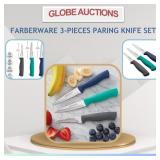 FARBERWARE 3-PIECES PARING KNIFE SET