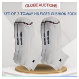 SET OF 2 TOMMY HILFIGER CUSHION SOCKS