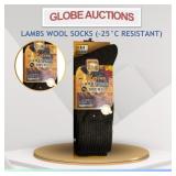 LAMBS WOOL SOCKS (-25ï¿½C RESISTANT) SIZE:10-13