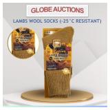 LAMBS WOOL SOCKS (-25ï¿½C RESISTANT) SIZE:10-13