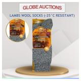 LAMBS WOOL SOCKS (-25ï¿½C RESISTANT) SIZE:10-13