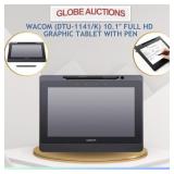 WACOM 10.1" FULL HD GRAPHIC TABLET + PEN (WORKING)