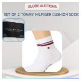 SET OF 2 TOMMY HILFIGER CUSHION SOCKS