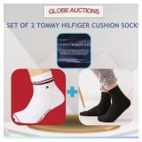 SET OF 2 TOMMY HILFIGER CUSHION SOCKS