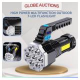 HIGH POWER MULTIFUNCTION OUTDOOR LED FLASHLIGHT