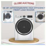 LOOKS NEW GE 28" FRONT LOAD WASHER (MSP:$1849)
