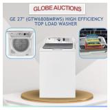 LOOKS NEW GE 27" TOP LOAD WASHER (MSP:$1249)