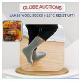 LAMBS WOOL SOCKS (-25ï¿½C RESISTANT) SIZE:10-13