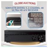 SONY(STR-DH590) 5.2CH 4K UHD A/V RECEIVER(MSP:$449