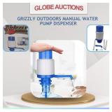 GRIZZLY OUTDOORS MANUAL WATER PUMP DISPENSER