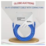 25-FT ETHERNET CABLE W/ CONNECTORS
