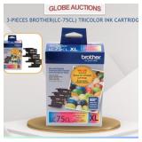 LOOK NEW 3PC BROTHR TRICOLOR INK CARTRIDGE(MSP:$68