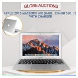 APPLE 2015 MACBOOK AIR(8-GB,256-GB SSD,i5)+CHARGER