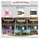 MOBILE PHONE SIGNAL BOOSTER ANTENNAS (SET OF 3)
