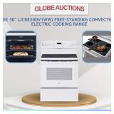 LOOKS NEW GE 30" ELECTRIC COOKING RANGE(MSP:$1549)