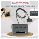 LOOKS NEW VIVITAR MULTI-PORT USB HUB