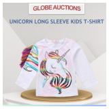 LOOKS NEW UNICORN LONG SLEEVE KIDS T-SHIRT