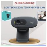 LOOKS NEW LOGITECH(C270) 720-P HD WEB CAM