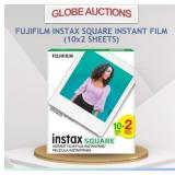 FUJIFILM INSTAX SQUARE INSTANT FILM (10x2 SHEETS)