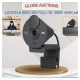 LOOK NEW LOGITECH BRIO300 FHD 1080P WEBCAM(MSP:$69