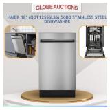LOOKS NEW HAIER 18" 50DB DISHWASHER (MSP: $1149)