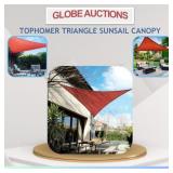 LOOKS NEW TOPHOMER TRIANGE SUNSAIL CANOPY (3x3x3M)