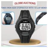 LOOKS NEW TIMEX IRON MAN STOPWATCH W/10-LAP MEMORY