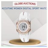 LOOKS NEW ACCUTIME WOMEN DIGITAL SPORT WATCH