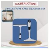 LOOKS NEW 2-PC PURE CARE SQUEEGEE SET