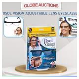 LOOKS NEW DSOL VISION ADJUSTABLE LENS EYEGLASSES