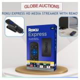 LOOK NEW ROKU EXPRESS HD MEDIA STREAMER+REMOTE