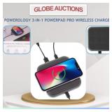 POWEROLOGY 3-IN-1 POWERPAD PRO WIRELESS CHARGER