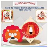 HAPE 10-PCS BRAVE LION LOOK ARTS AND CRAFTS