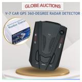 LOOKS NEW V-7 CAR GPS 360-DEGREE RADAR DETECTOR