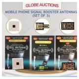 MOBILE PHONE SIGNAL BOOSTER ANTENNAS (SET OF 3)