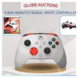 LOOKS NEW X-BOX REMATCH RADIAL WHITE CONTROLLER