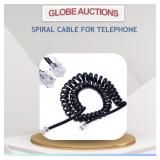 LOOKS NEW SPIRAL CABLE FOR TELEPHONE