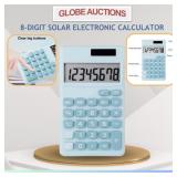LOOKS NEW 8-DIGIT SOLAR ELECTRONIC CALCULATOR