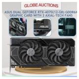 ASUS DUAL GEFORCE RTX-4070(12GB) GDDR6X(MSP:$810)