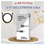 6-FT USB 2.0 PRINTER CABLE