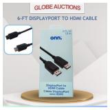 LOOKS NEW 6-FT DISPLAYPORT TO HDMI CABLE