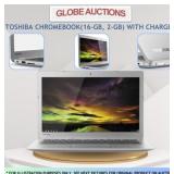 TOSHIBA CHROMEBOOK(16-GB, 2-GB)+CHARGER+WARRANTY