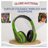 TURTLES FOLDABLE WIRELESS KIDS HEADPHONE