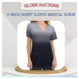 V-NECK SHORT SLEEVE MEDICAL SCRUB (XXL)