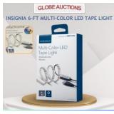 INSIGNIA 6-FT MULTI-COLOR LED TAPE LIGHT