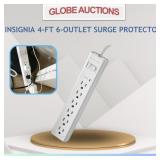 INSIGNIA 4-FT 6-OUTLET SURGE PROTECTOR