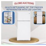 GE 30"TOP FREEZER REFRIGERATOR+LED LIGHTS(MSP:$899