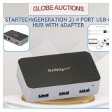 NEW STARTECH(GEN2)4PORT USB-C HUB+ADAPTER(MSP:$103