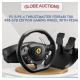 PS-5/PS-4 FERRARI T80 GAMING WHEEL+PEDAL(MSP:$170)